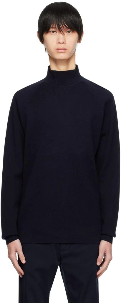 Norse Projects Navy Bruce Turtleneck 1