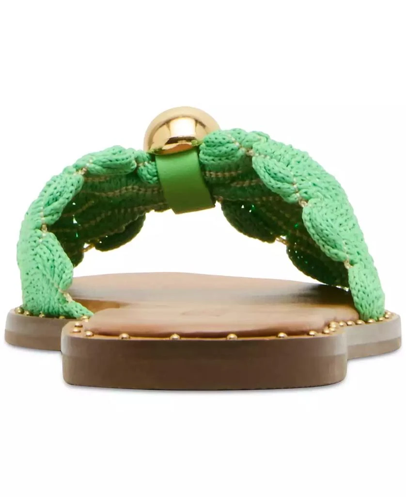 Steve Madden Women's Dipsy Knotted Embellished Slide Sandals 3