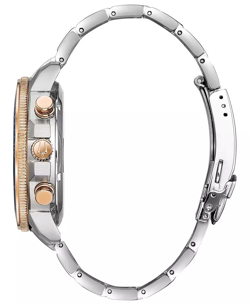 Bulova Men's Chronograph Marine Star Two-Tone Stainless Steel Bracelet Watch 45mm 2