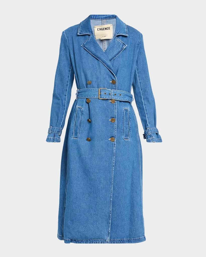 L
Agence Bradley Denim Trench Coat