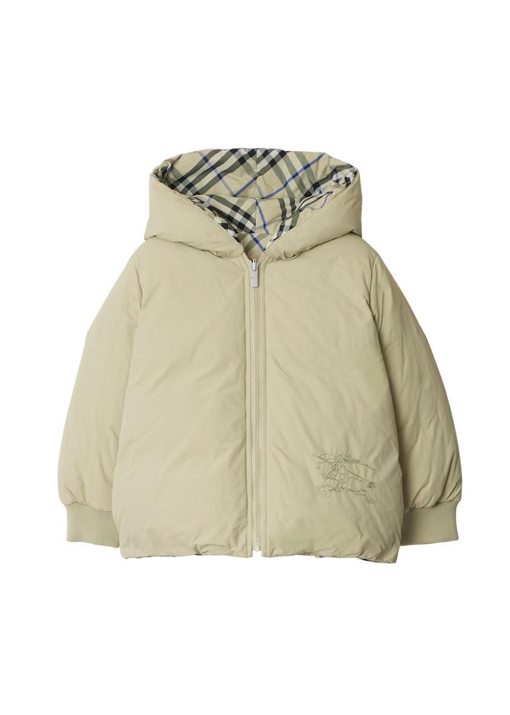 Burberry Reversible check nylon puffer jacket - Coats - Compare