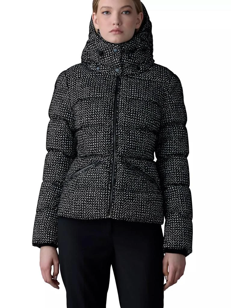 Mackage Madalyn Flocked Medium Down Jacket 3