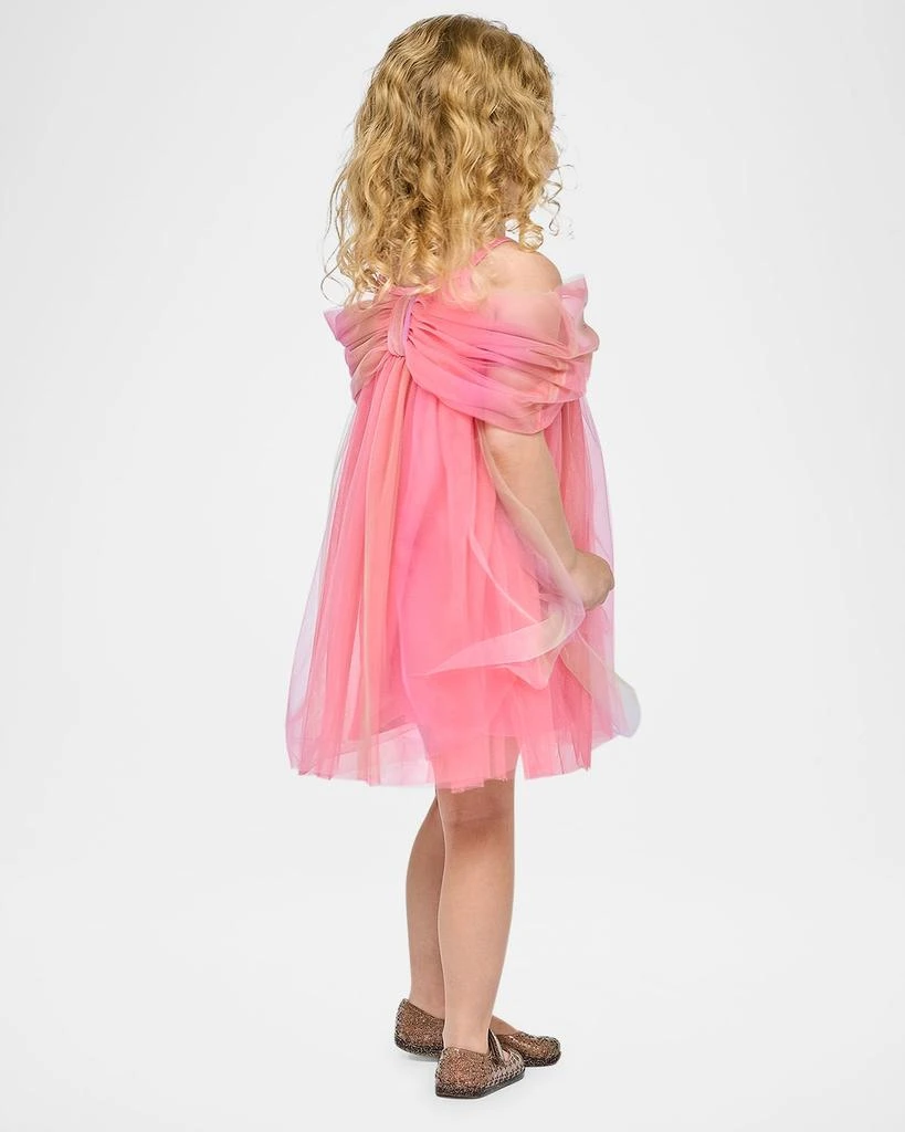 Hannah Banana Girl's Off The Shoulder Ombre Tulle Dress, Size 4-10 4