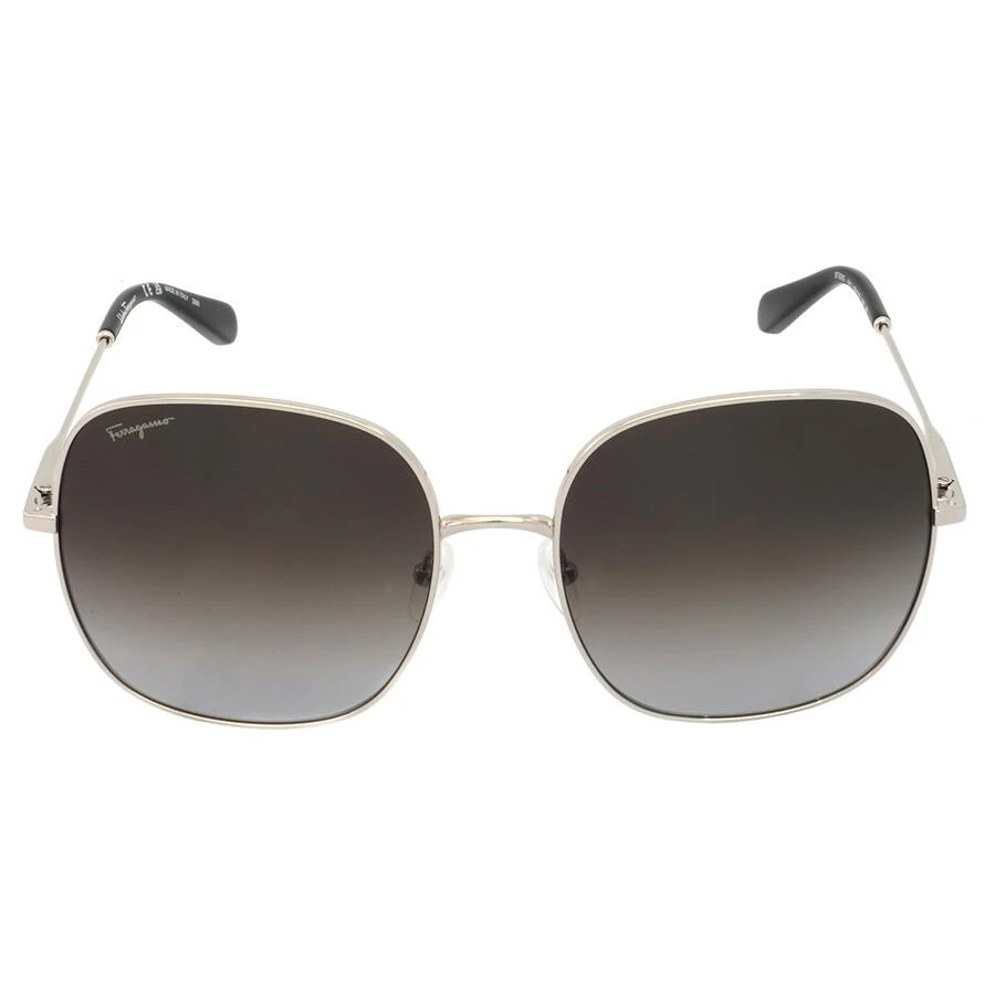 Salvatore Ferragamo Salvatore Ferragamo Grey Gradient Square Ladies Sunglasses SF300S 041 59 1