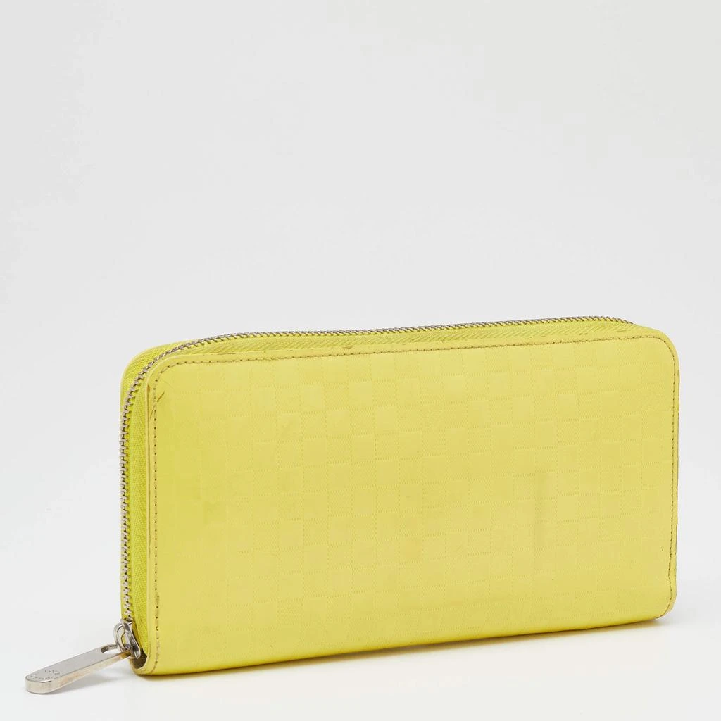 Louis Vuitton Louis Vuitton Yellow Damier Facette Zippy Wallet 3
