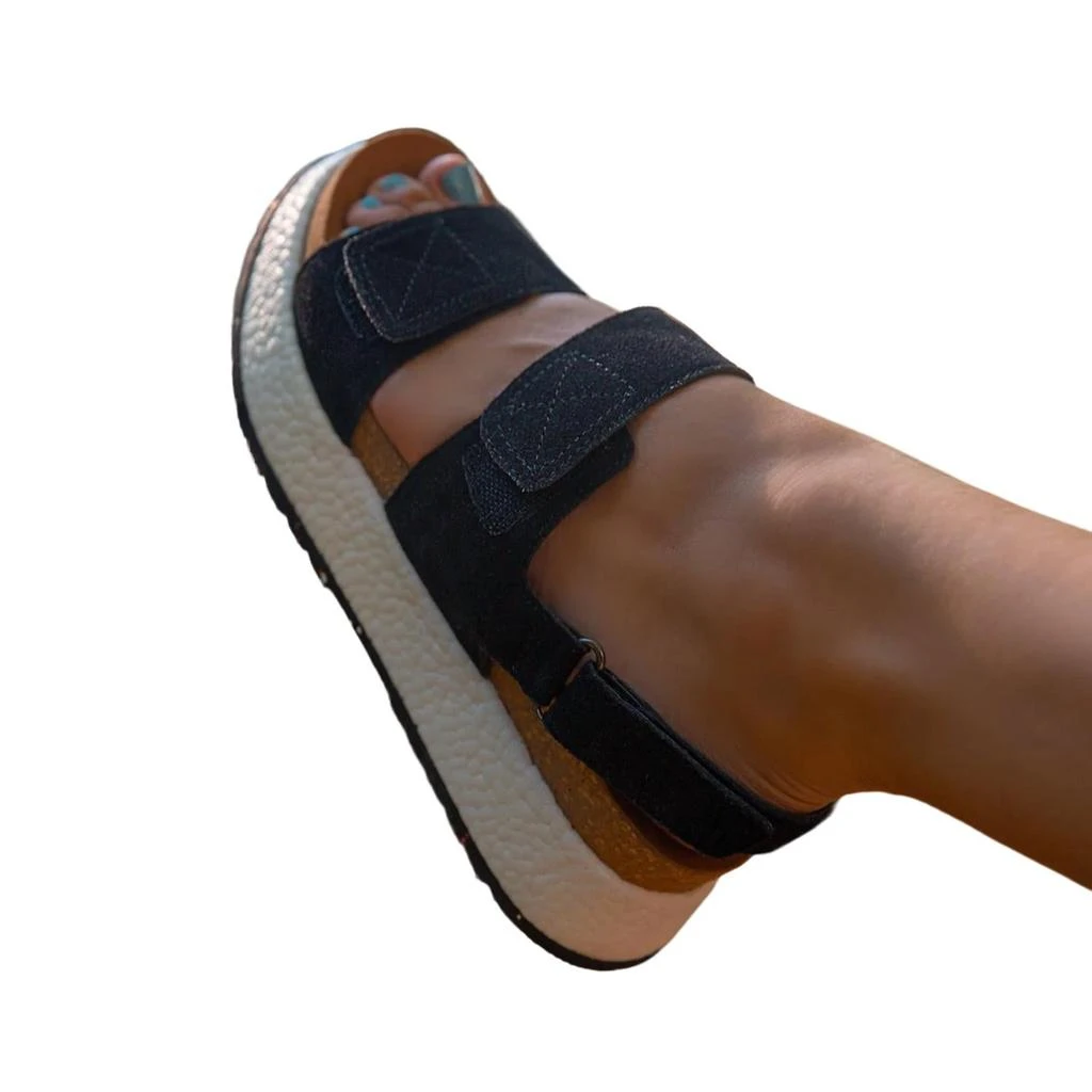 OTBT Women's Wandering Platform Sandals In Black 2
