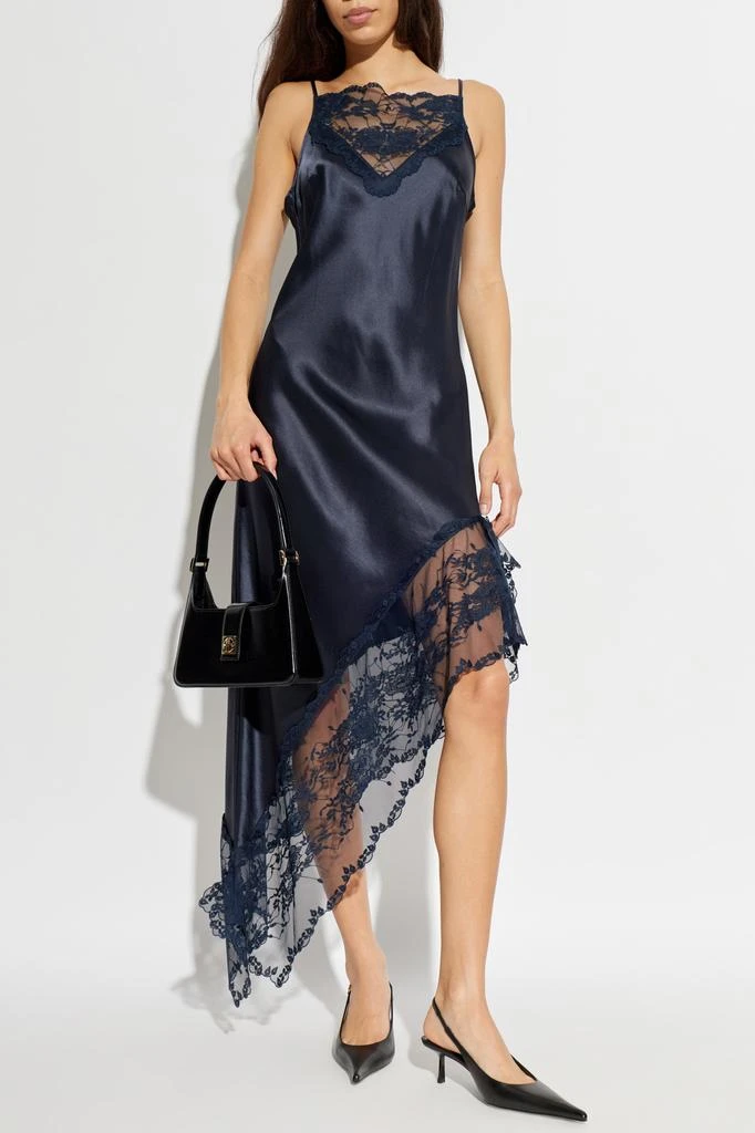 lace trim sequin mini dress Edikted Women's Sequin Lace Backless Mini Dress main image 0