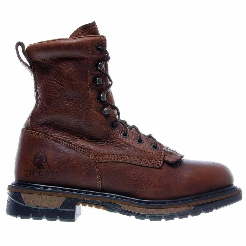 Rocky Original Ride Lacer Waterproof Round Toe Lace Up Boots 1