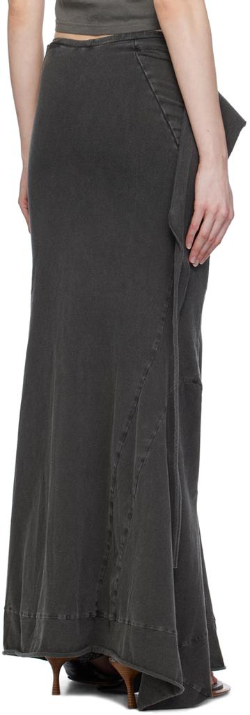 スカート OTTOLINGER Woman Skirt Grey 10430010402 GRYSLV Ottolinger SSENSE Exclusive Gray Maxi Skirt - Dresses