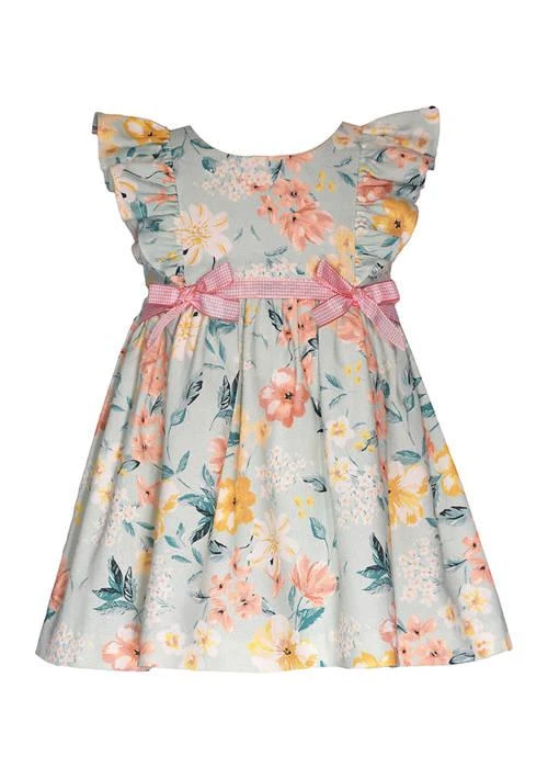 Bonnie Jean Jean Toddler Girls Floral Printed Dress With Bows 1