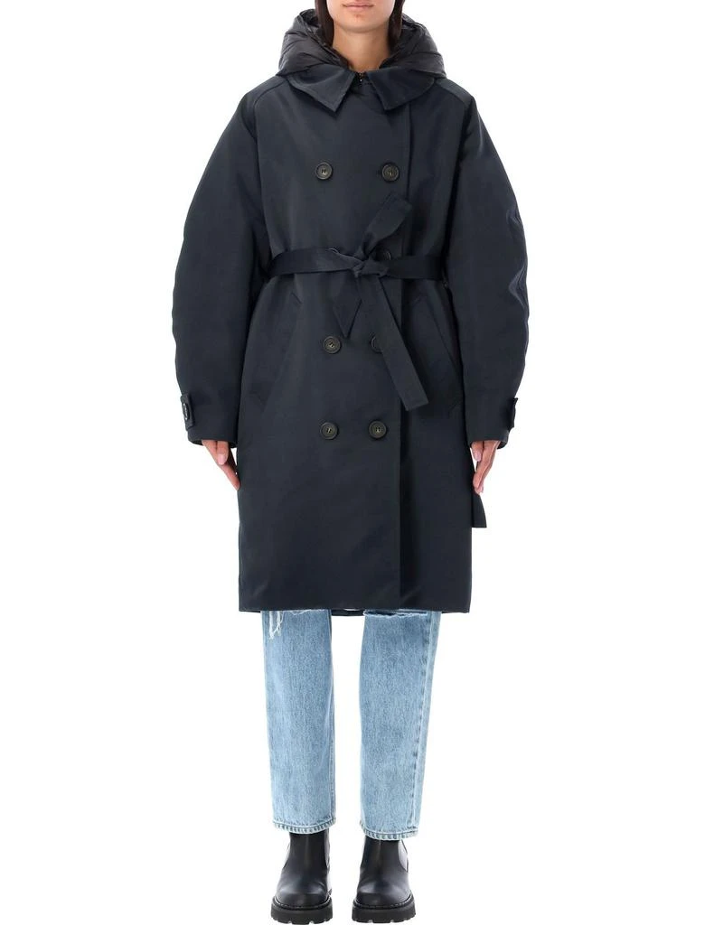 ADD Add Double-Breasted Belted Coat 1