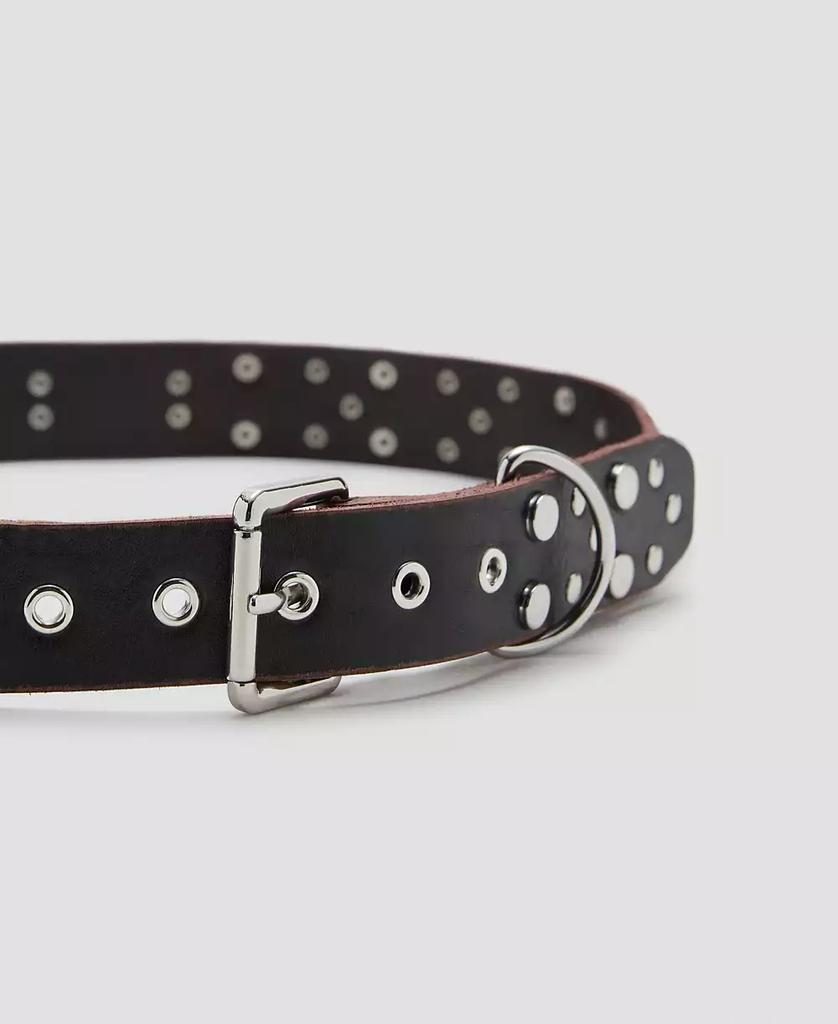 Mango Women's Stud Leather Belt