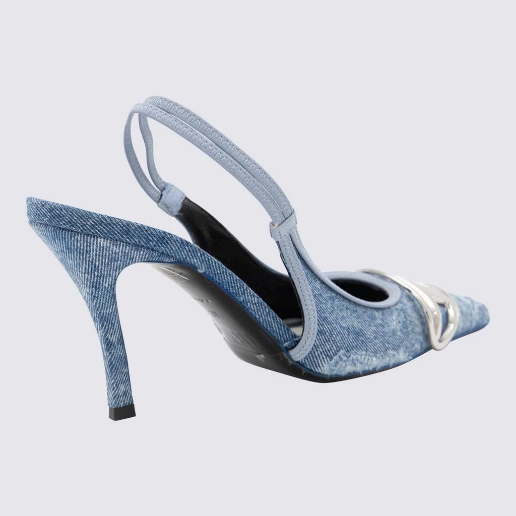 Diesel Diesel Blue Denim Pumps 2