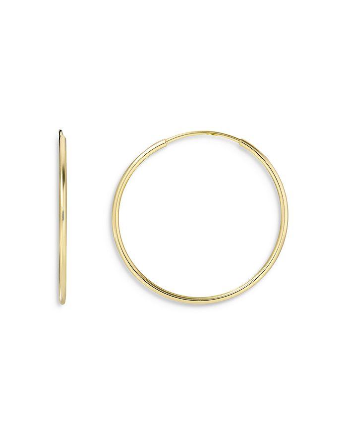 Zoe Lev 14K Yellow Gold Medium Thread Hoop Earrings