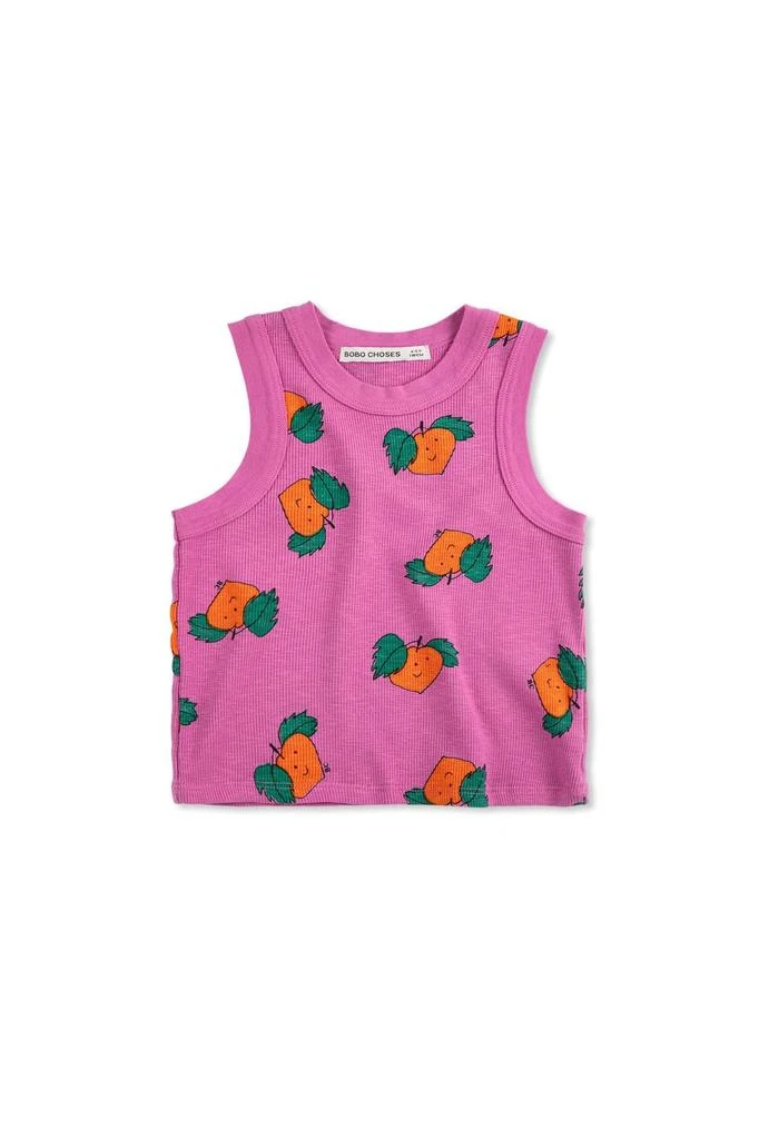 BOBO CHOSES Bobo Choses Ribbed Fruit Print Tank Top