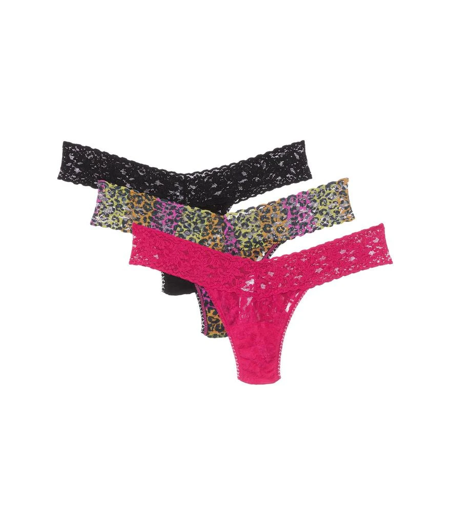 Hanky Panky Signature Lace Low Rise Thong 3-Pack 1