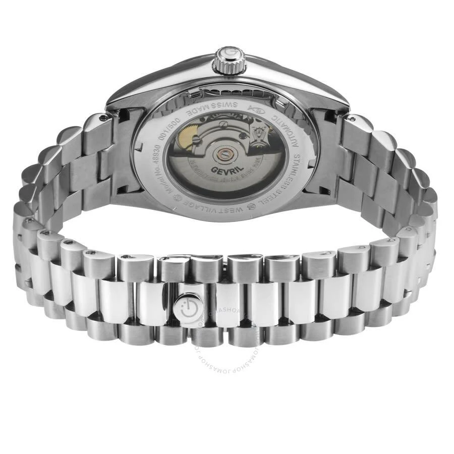 Gevril West Village Automatic Silver Dial Men's Watch 48930B 2