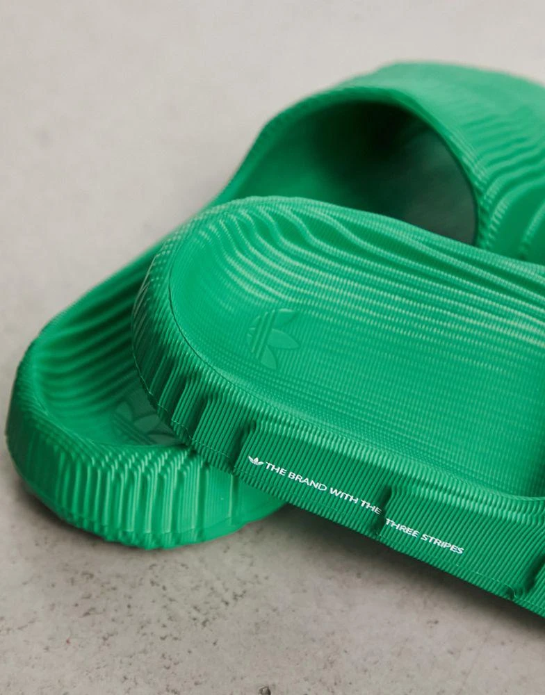 Adidas adidas Originals adilette 22 slides in collegiate green 3
