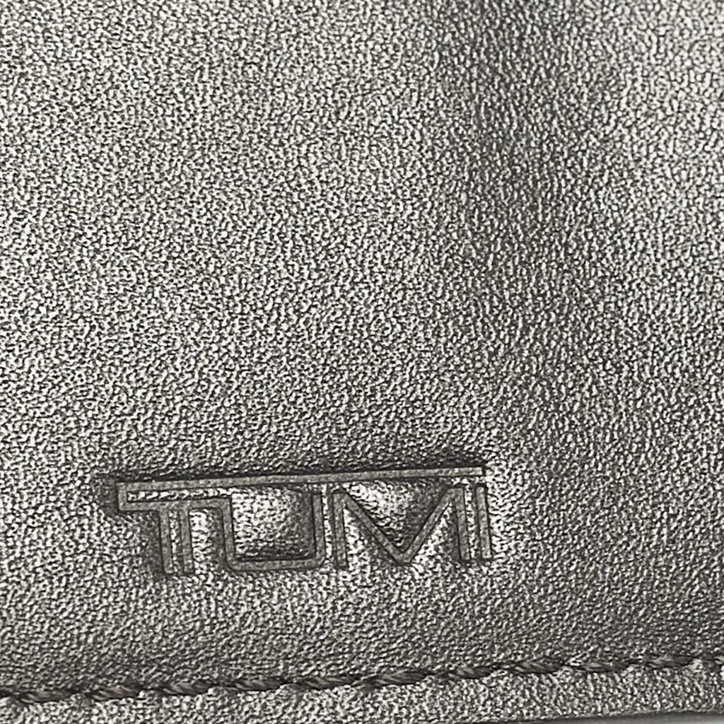 Tumi TUMI Blue/Black Printed Leather Gusseted Card Case 9