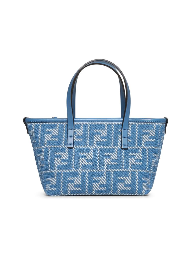 Fendi Fendi Roll FF Jacquard Mini Tote Bag - Tote Bags