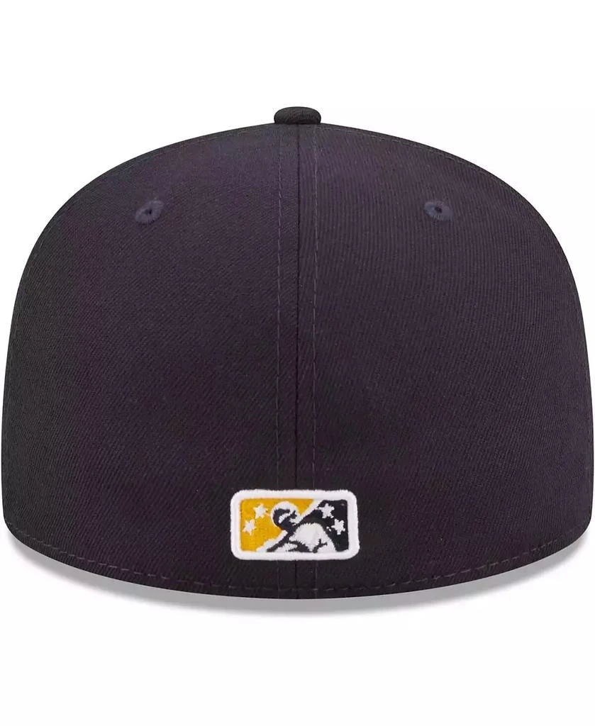 New Era Men's Navy Charleston RiverDogs Authentic Collection 59FIFTY Fitted Hat 4