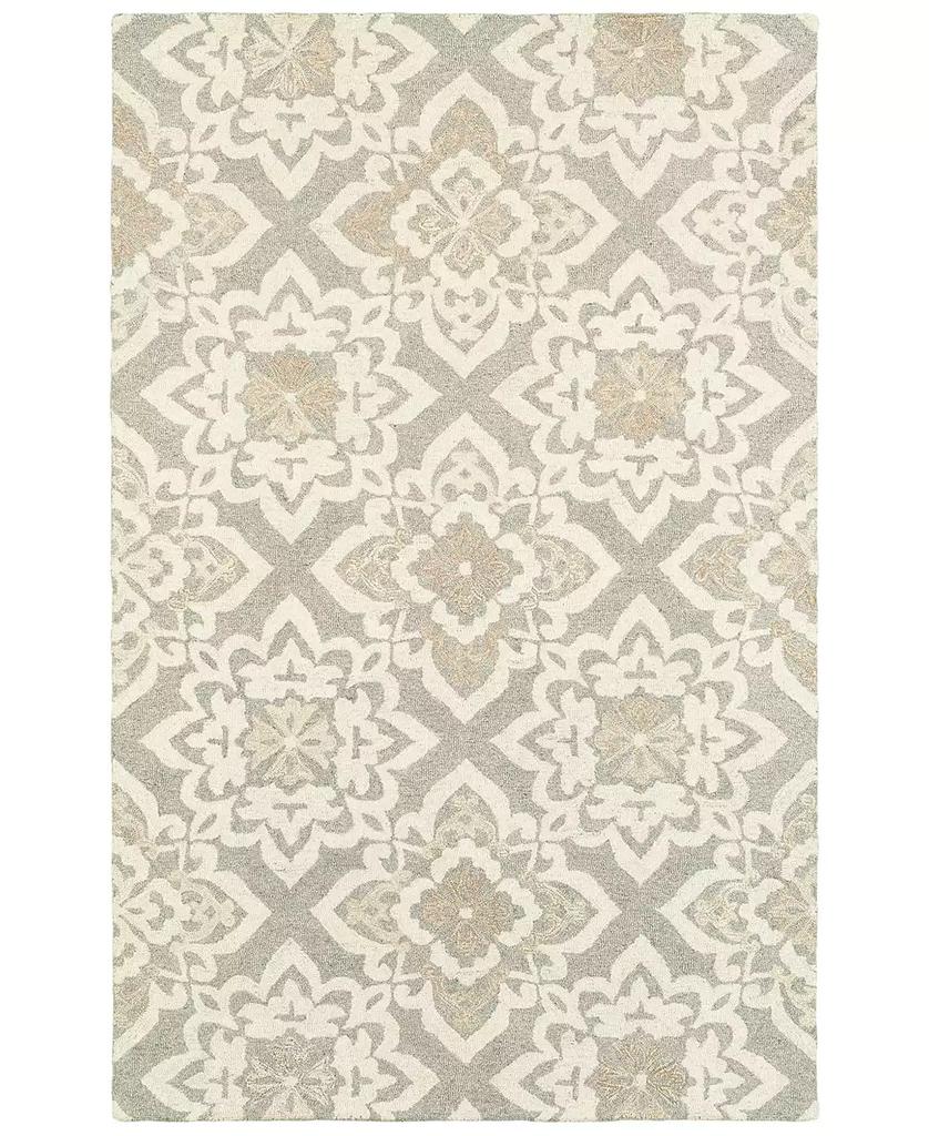 Oriental Weavers Craft 93004 Gray/Sand 5' x 8' Area Rug