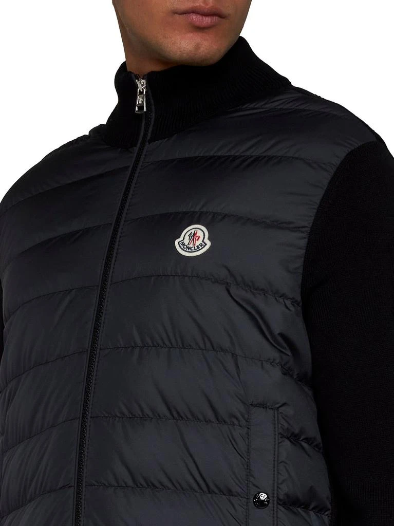 Moncler Moncler Zip-Up Knit Padded Cardigan 6