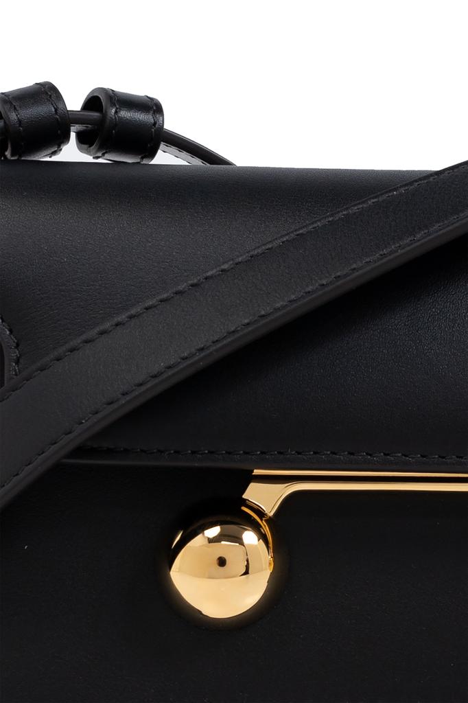 追跡便【MARNI】Trunkaroo Mini Shoulder Bag Black Black leather Trunkaroo mini shoulder bag | Marni