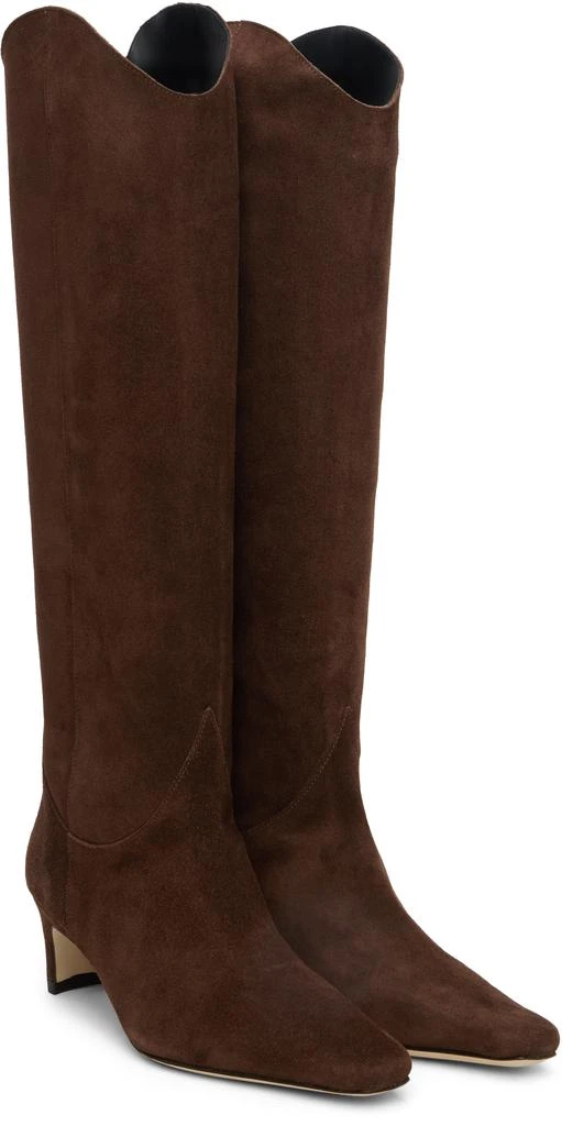 Staud Brown Western Wally Tall Boots 4