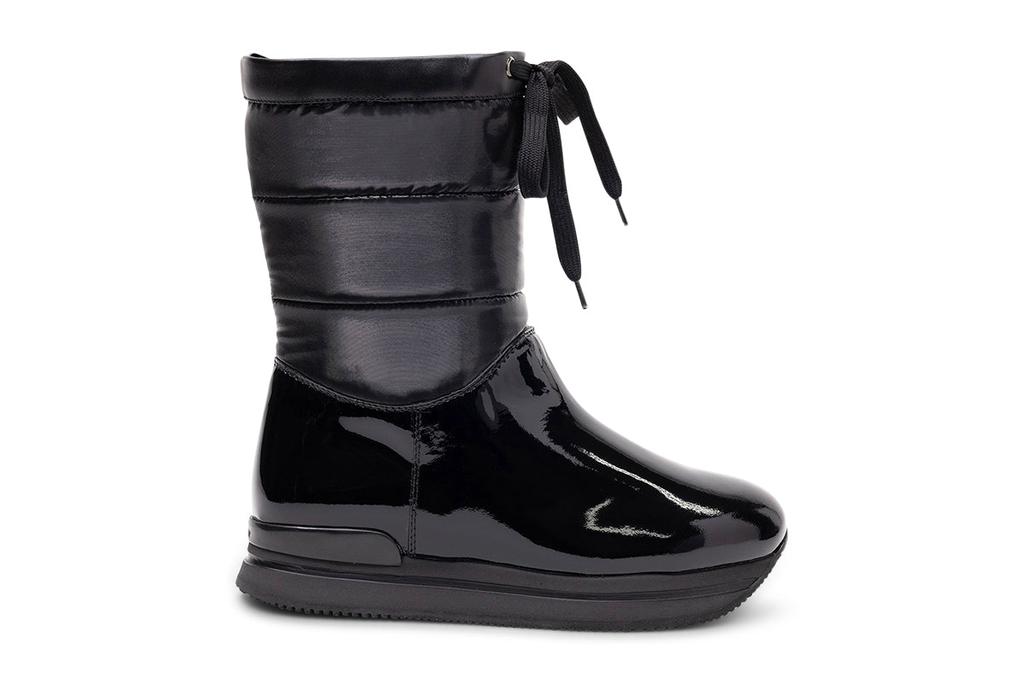 hogan Hogan Restyling Padded Boots in BLACK