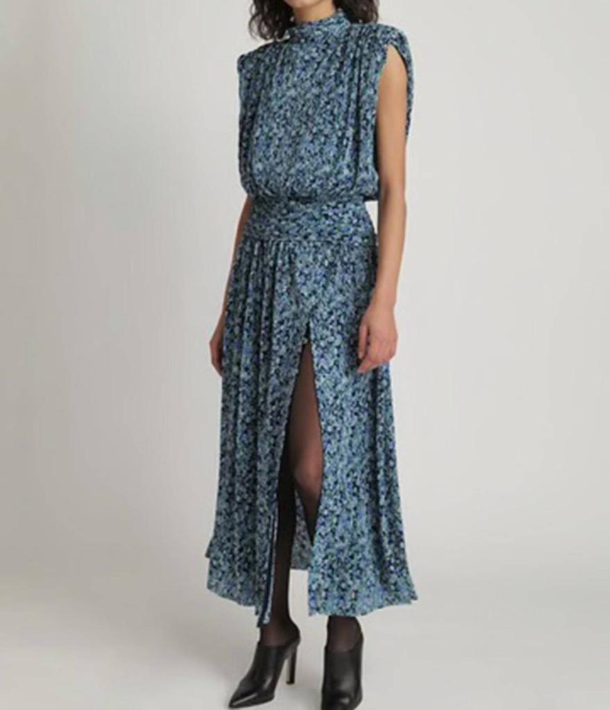 Sabina Musayev Sabina Musayev - Solange Flora Pleated Maxi Dress