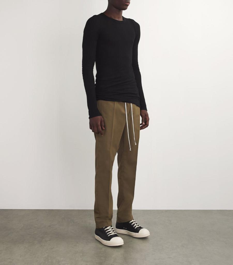 Rick Owens Virgin Wool Drawstring Trousers