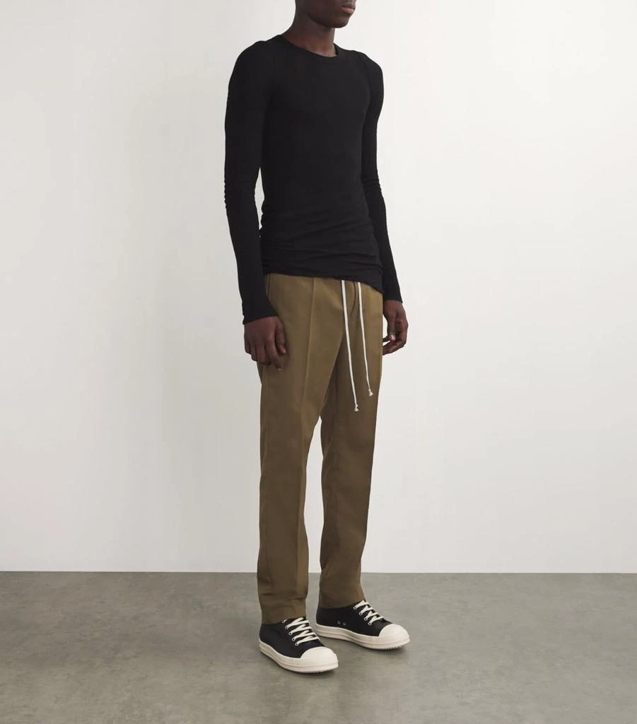 Rick Owens Virgin Wool Drawstring Trousers 2