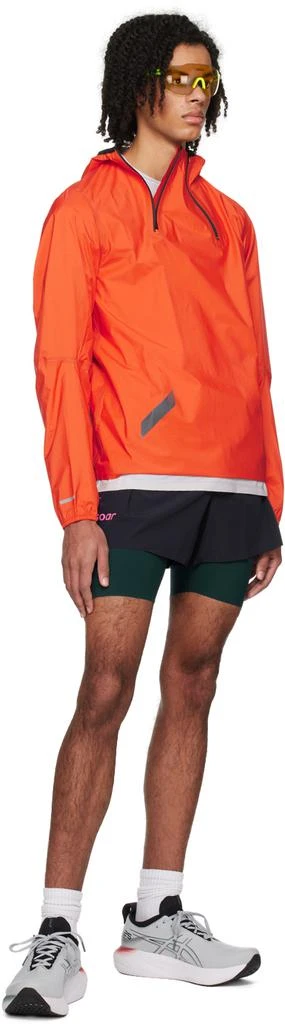 Soar Running Orange Trail Rain Jacket 4