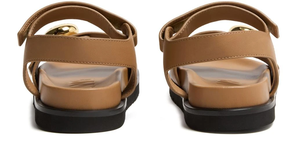 Loewe Pebble fussbett sandal in soft calfskin 4