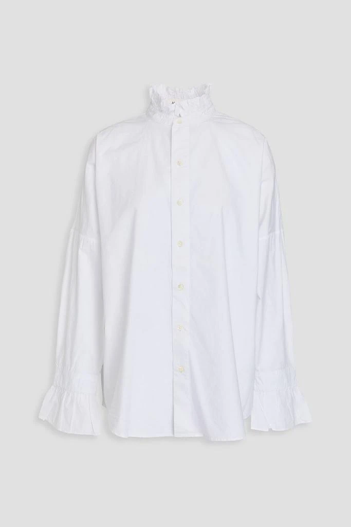 Alex Mill Ruffled cotton-poplin shirt 1