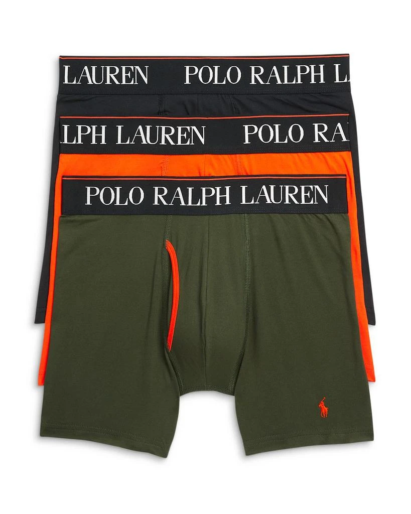 Ralph Lauren Logo Waistband Boxer Briefs, Pack of 3 1