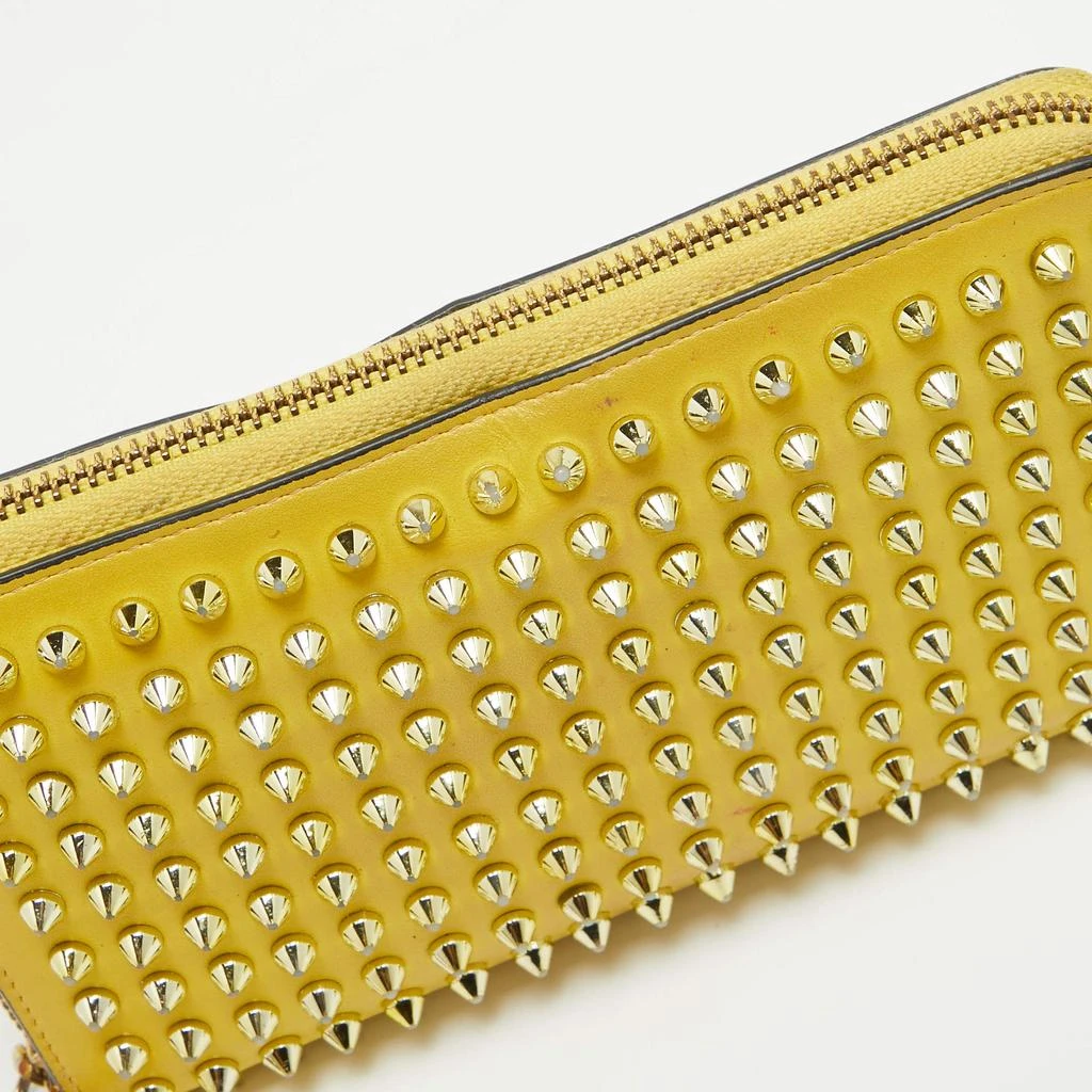 Christian Louboutin Christian Louboutin Yellow Leather Panettone Continental Wallet 6