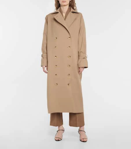 Totême Signature cotton-blend trench coat 6