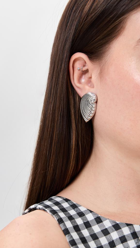 Kenneth Jay Lane Seashell Post Earrings