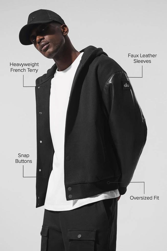 Alo Select Hooded Bomber Jacket - Bone 2