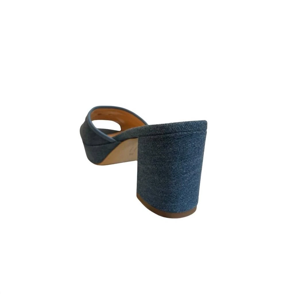 Rupert Sanderson Merapi Denim Gold Chrome In Indigo Blue 4