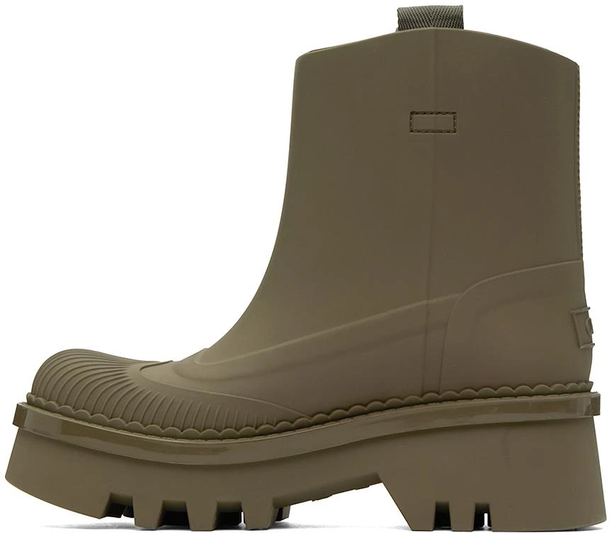 Chloé Khaki Raina Rain Boots 3