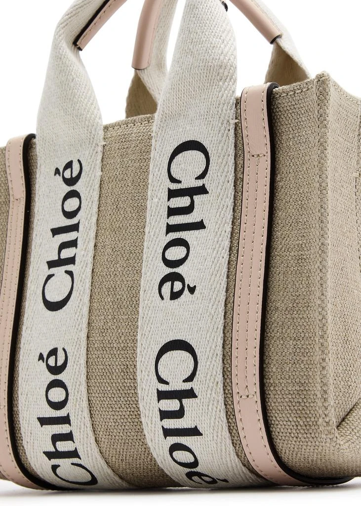 Chloé Woody mini canvas tote 3
