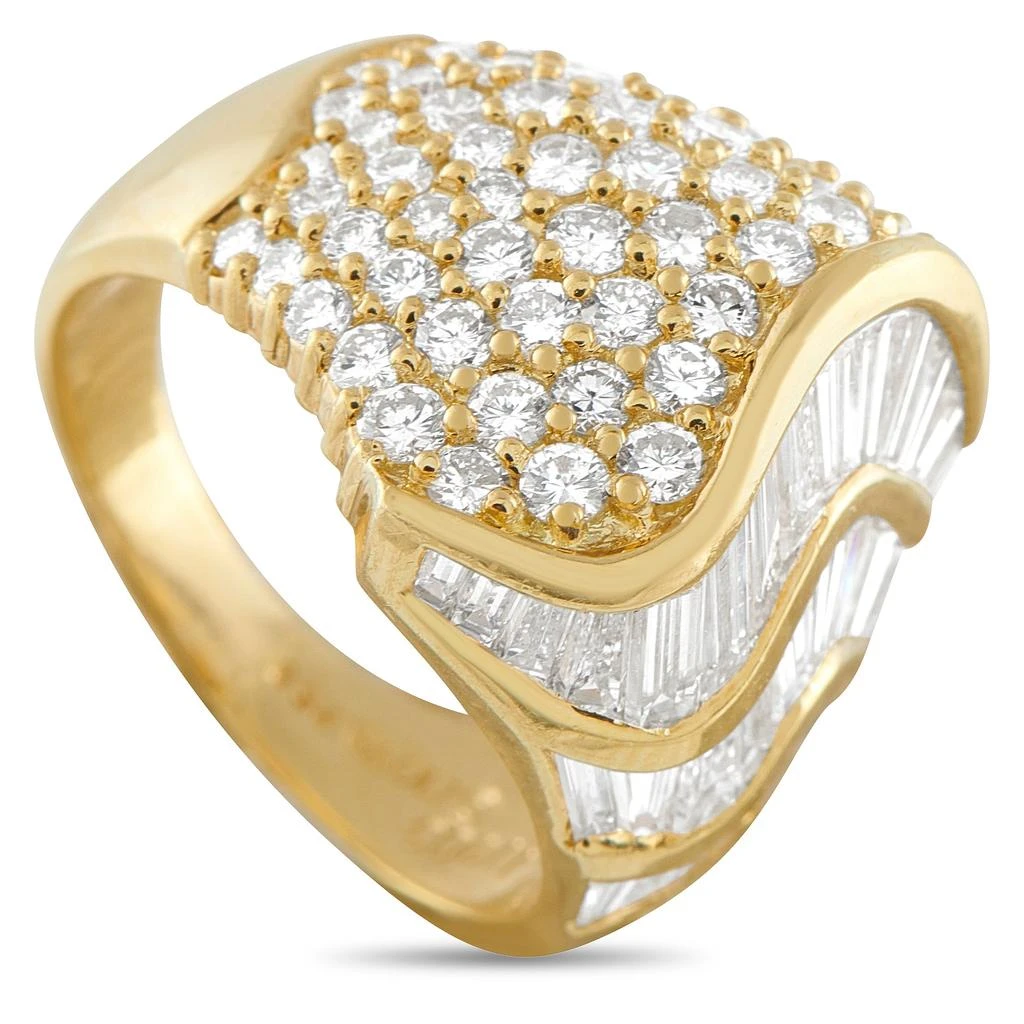 LB Exclusive 18K Yellow Gold 3.09ct Diamond Ring MF01-011926