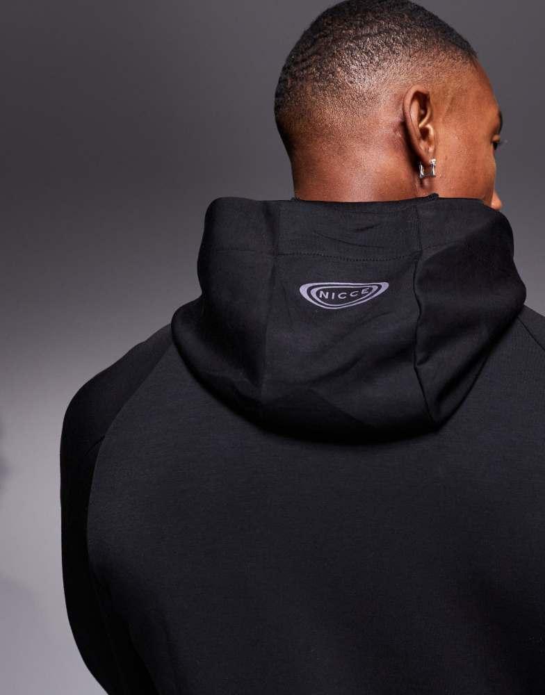 NICCE Nicce co-ord logo zip up jacket in black