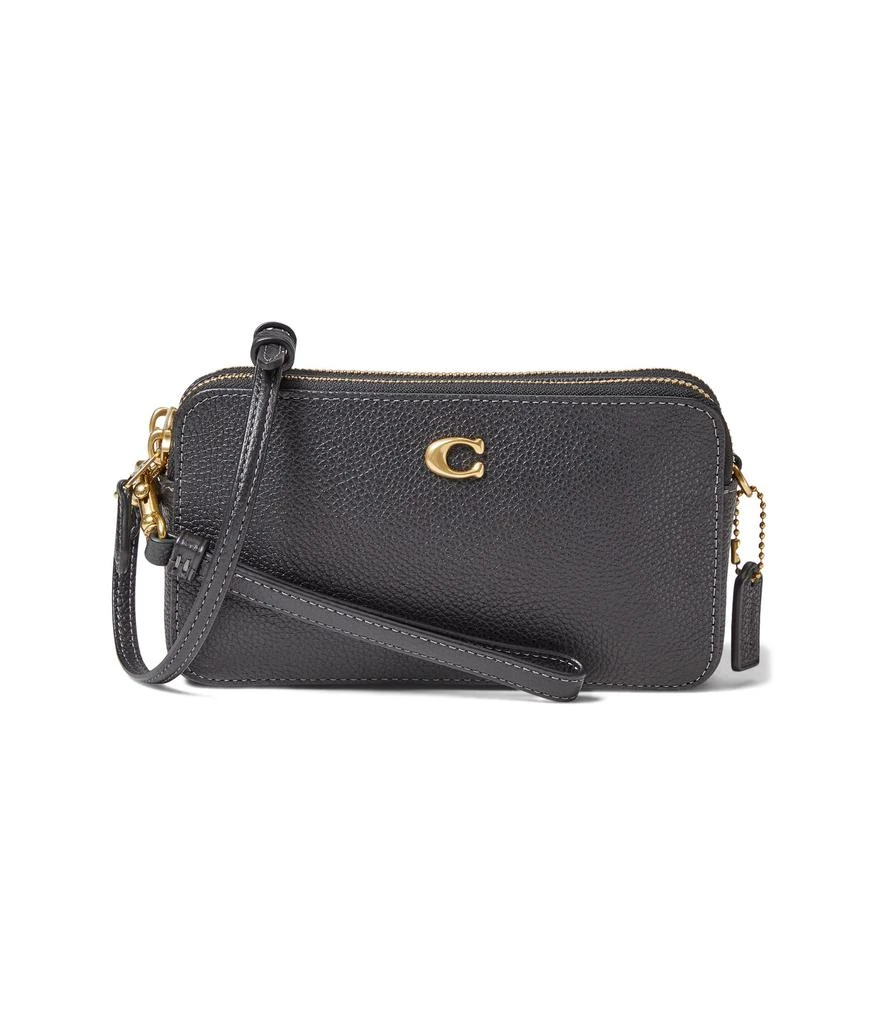 Coach Polished Pebble Leather Kira Crossbody 1