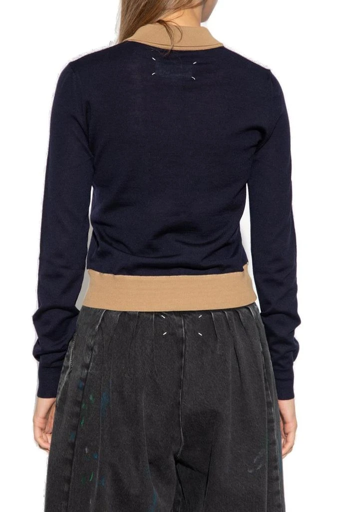 MAISON MARGIELA Maison Margiela Colour-Block Buttoned Polo Shirt 3