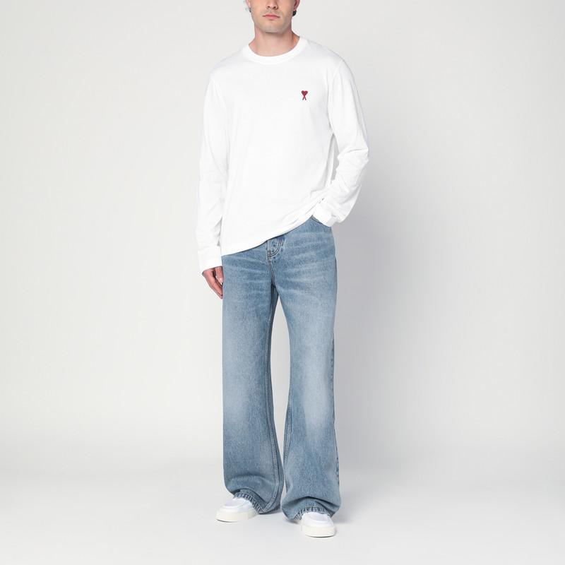 AMI White Ami De Coeur T-shirt
