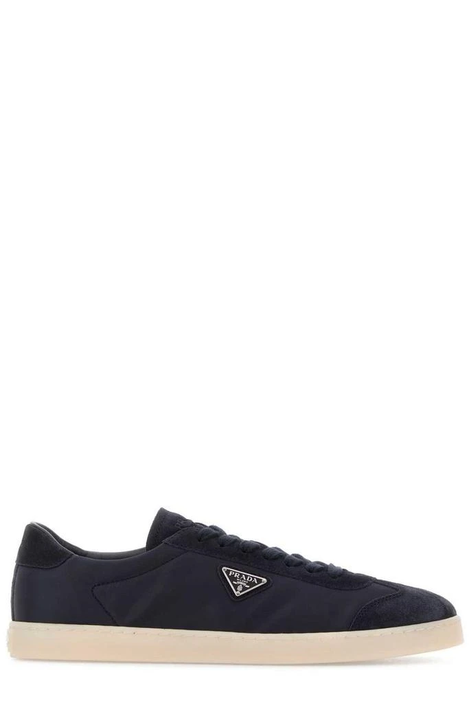 Prada Prada Triangle-Logo Lace-Up Sneakers 1